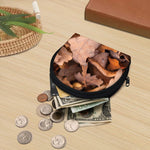 Autumn Oak leaf Print Coin Purse