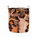 Autumn Oak leaf Print Collapsible Laundry Basket