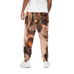 Autumn Oak leaf Print Cotton Pants