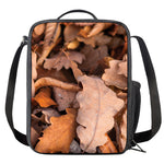 Autumn Oak leaf Print Crossbody Lunch Bag