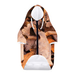Autumn Oak leaf Print Dog Zip Up Hoodie