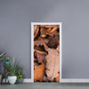 Autumn Oak leaf Print Door Sticker