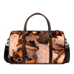 Autumn Oak leaf Print Duffle Bag