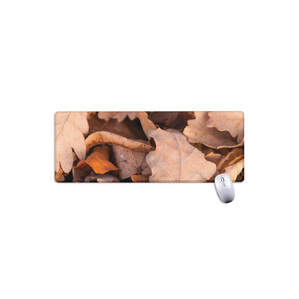 Autumn Oak leaf Print Extended Mouse Pad