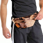 Autumn Oak leaf Print Fanny Pack