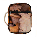 Autumn Oak leaf Print Front Pocket Bible Bag