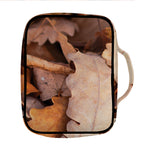 Autumn Oak leaf Print Front Pocket Bible Bag
