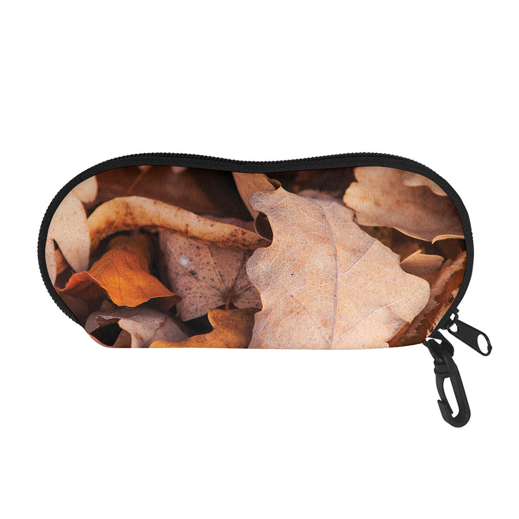 Autumn Oak leaf Print Glasses Case