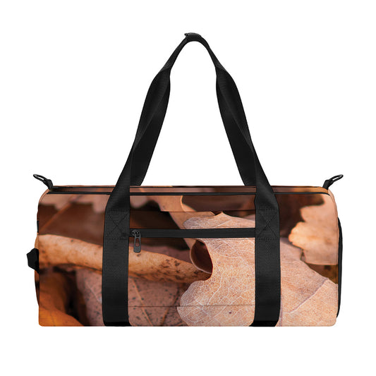 Autumn Oak leaf Print Gym Bag