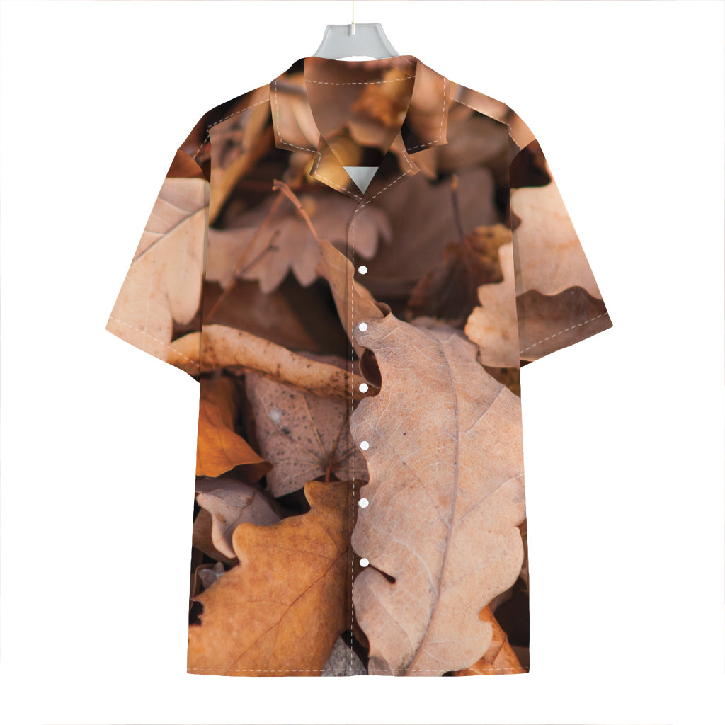 Autumn Oak leaf Print Hawaiian Shirt