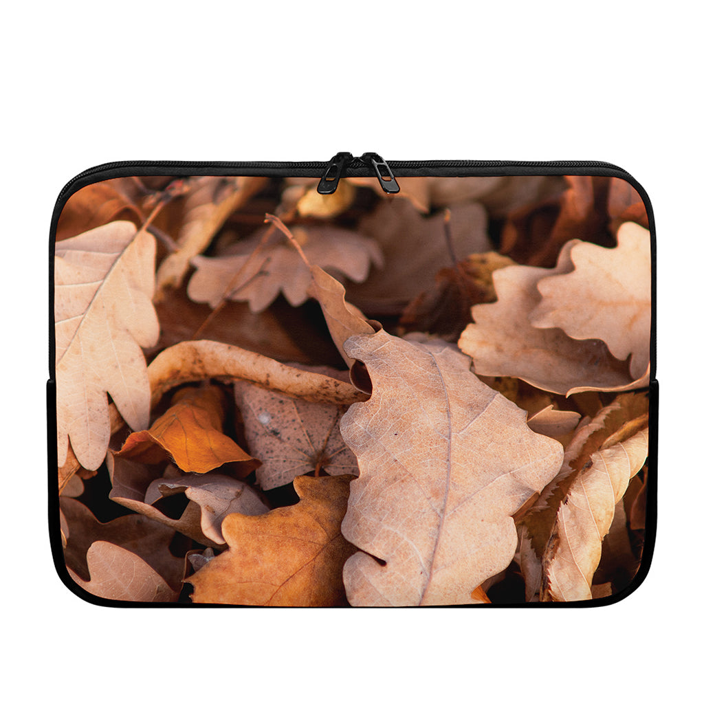 Autumn Oak leaf Print Laptop Sleeve