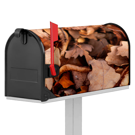 Autumn Oak leaf Print Mailbox Cover
