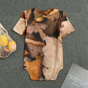 Autumn Oak leaf Print Men's Bodysuit