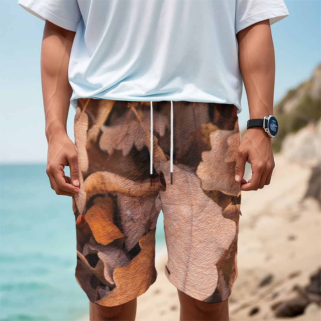 Autumn Oak leaf Print Men's Cargo Shorts