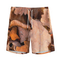 Autumn Oak leaf Print Men's Athletic Shorts