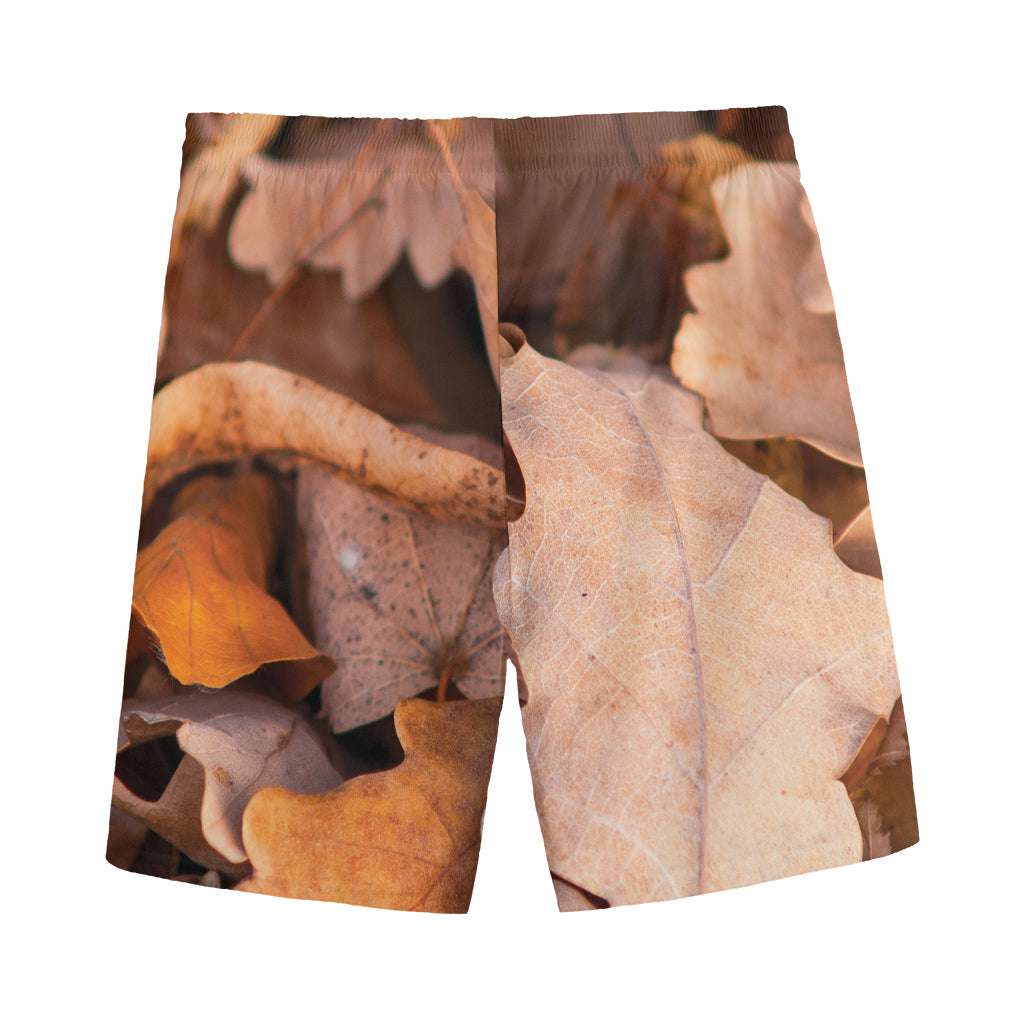 Autumn Oak leaf Print Men's Sports Shorts