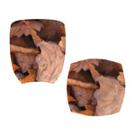 Autumn Oak leaf Print Office Chair Cover