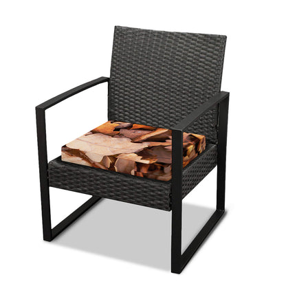 Autumn Oak leaf Print Outdoor Seat Cushion Cover