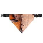 Autumn Oak leaf Print Over The Collar Dog Bandana