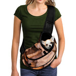 Autumn Oak leaf Print Pet Sling Carrier