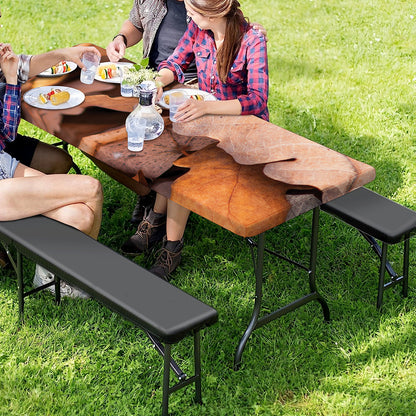 Autumn Oak leaf Print Picnic Table Cover