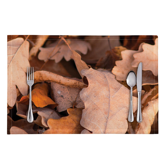 Autumn Oak leaf Print Placemat