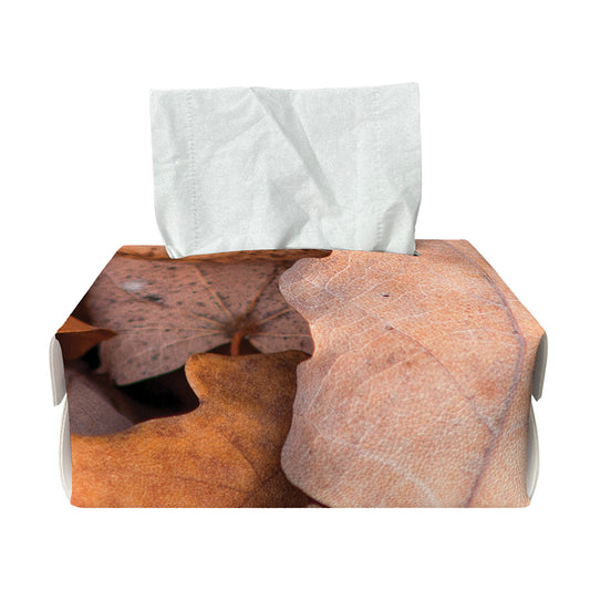 Autumn Oak leaf Print Rectangle Tissue Box Cover