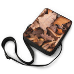 Autumn Oak leaf Print Rectangular Crossbody Bag