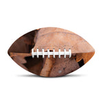 Autumn Oak leaf Print Rugby Ball