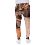 Autumn Oak leaf Print Scuba Joggers