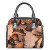 Autumn Oak leaf Print Shoulder Handbag