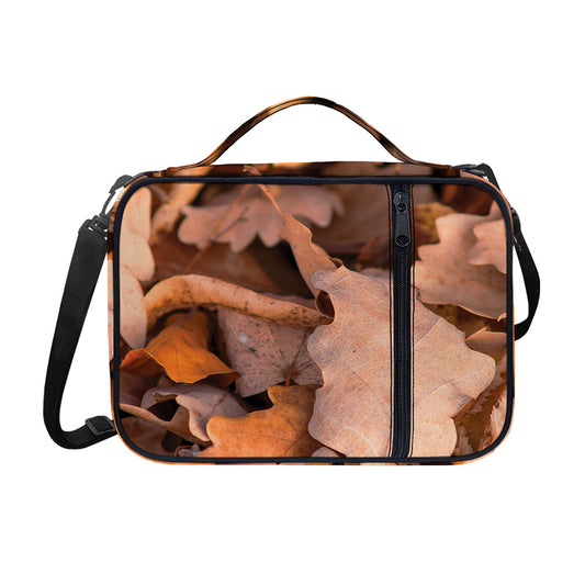 Autumn Oak leaf Print Shoulder Strap Bible Bag