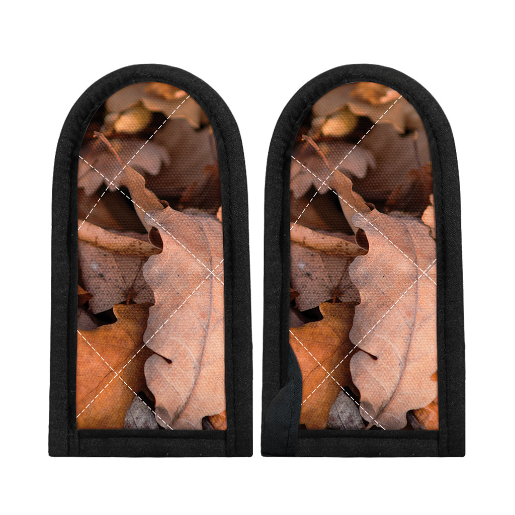 Autumn Oak leaf Print Skillet Handle Cover