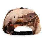 Autumn Oak leaf Print Snapback Cap