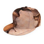 Autumn Oak leaf Print Snapback Cap