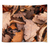 Autumn Oak leaf Print Tapestry