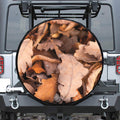 Autumn Oak leaf Print Tire Cover