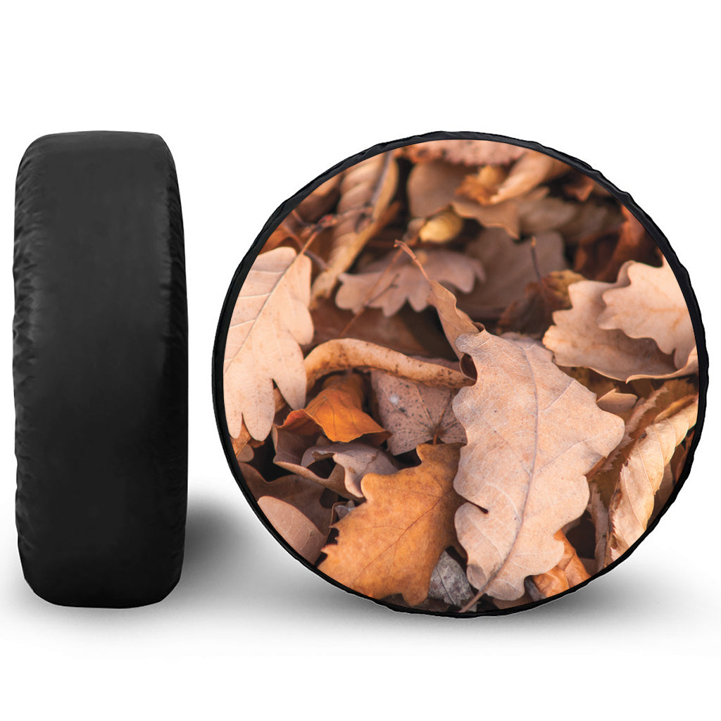 Autumn Oak leaf Print Tire Cover