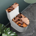 Autumn Oak leaf Print Toilet Lid And Tank Cover Set