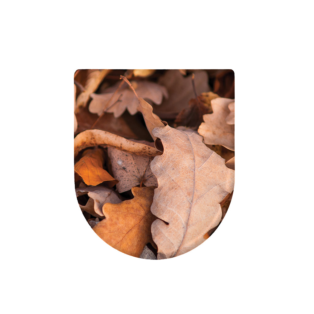 Autumn Oak leaf Print Toilet Lid Cover