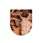 Autumn Oak leaf Print Toilet Lid Cover