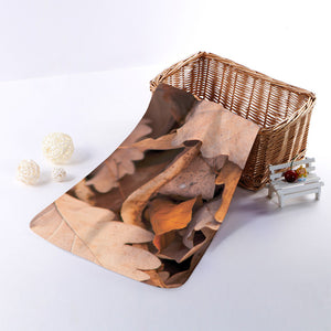 Autumn Oak leaf Print Towel