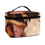 Autumn Oak leaf Print Travel Makeup Bag