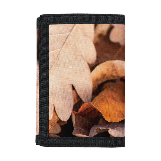 Autumn Oak leaf Print Trifold Wallet