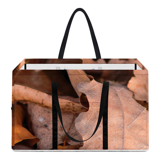 Autumn Oak leaf Print Utility Tote Bag