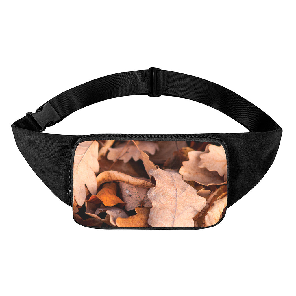 Autumn Oak leaf Print Waist Bag