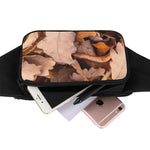 Autumn Oak leaf Print Waist Bag