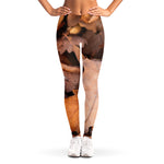 Autumn Oak leaf Print Women's Leggings