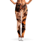 Autumn Oak leaf Print Women's Leggings