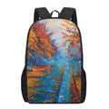 Autumn Painting Print 17 Inch Backpack